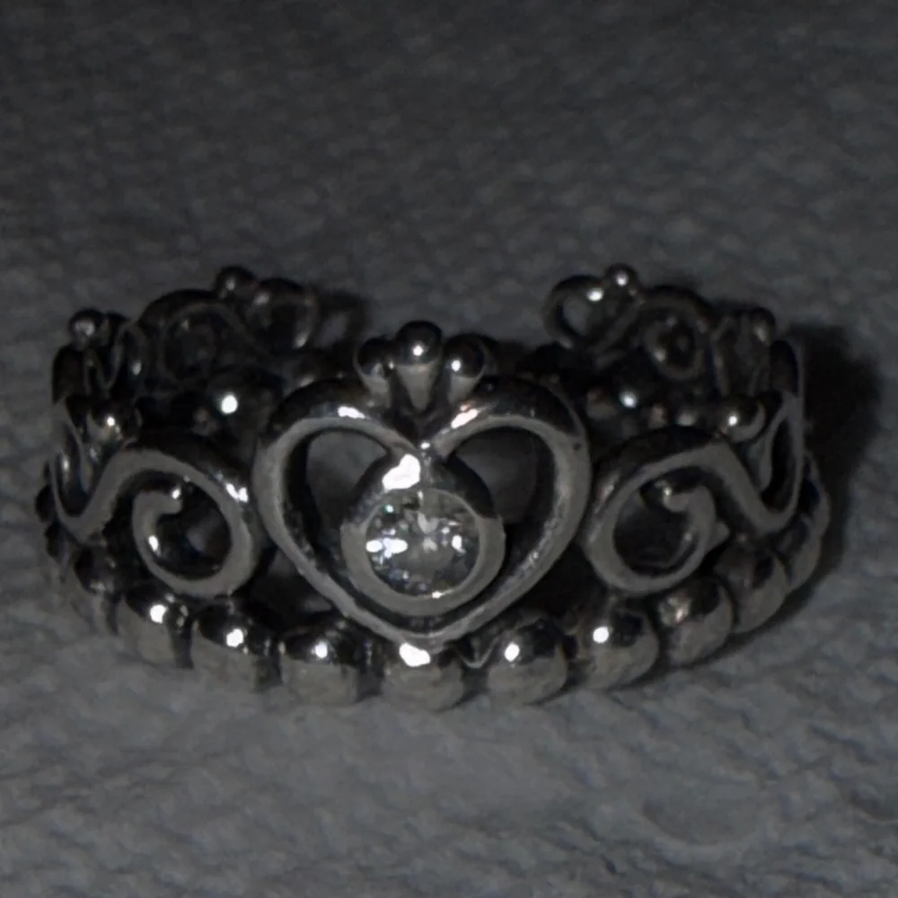 Pandora Silver Princess Tiara Ring​​​
